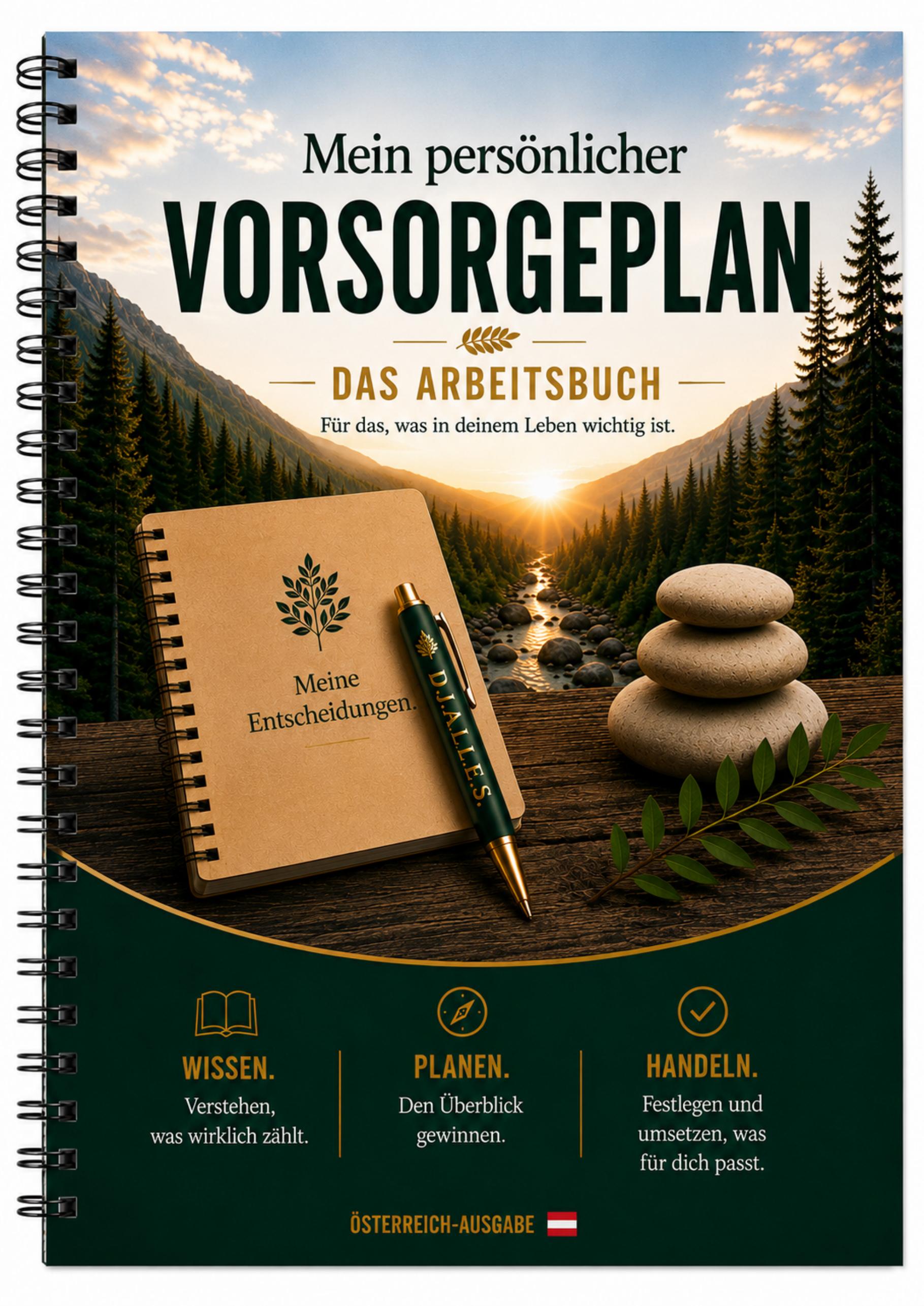 Mein persönlicher Vorsorgeplan - Arbeitsbuch